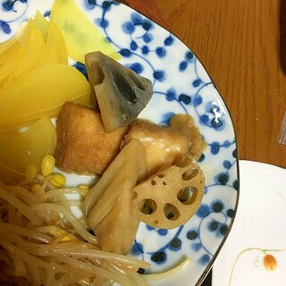 れんこんと厚揚げの煮物